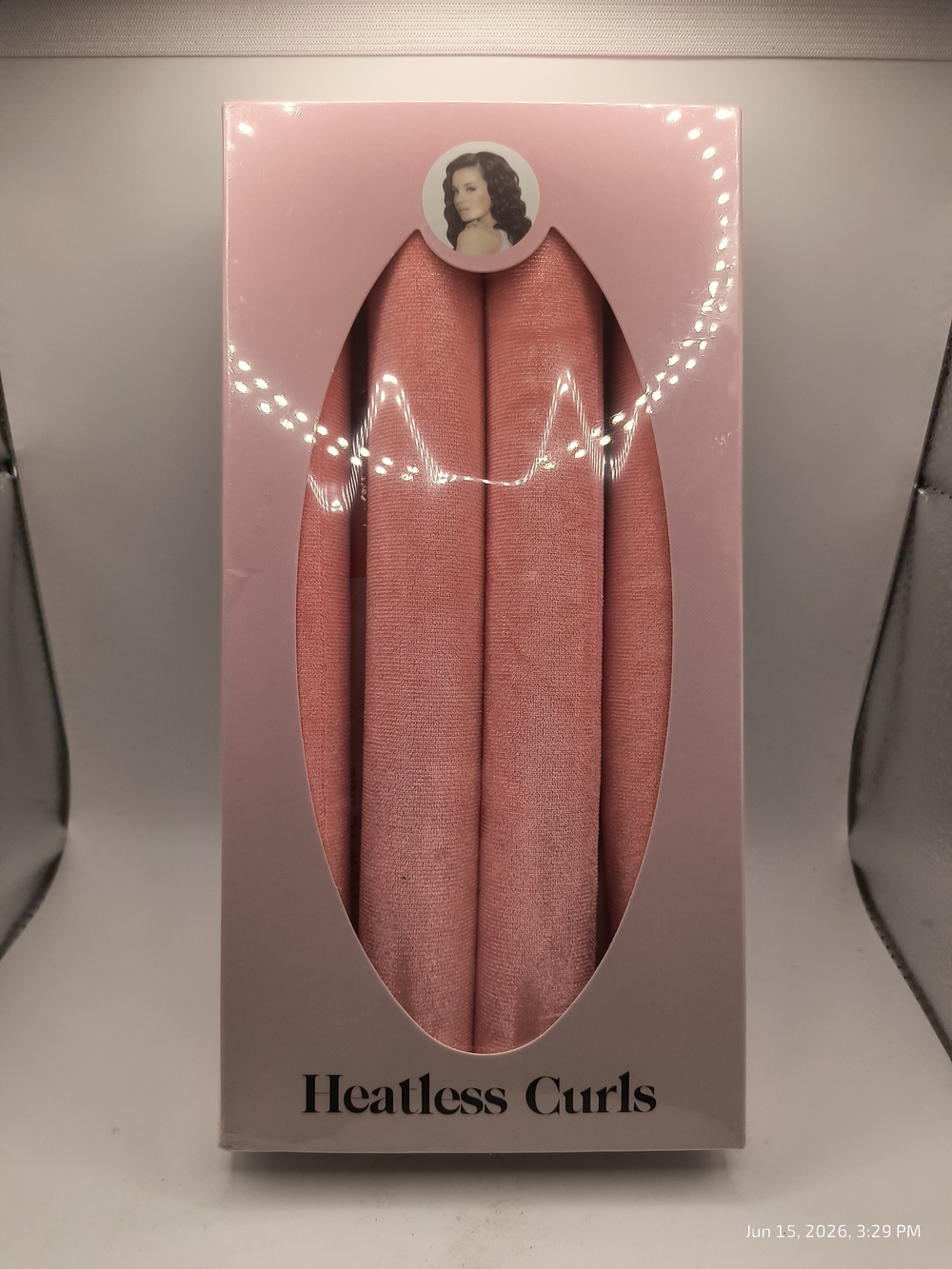 Heatless Curls Pink/Orange Heatless Hair Rollers New 4 Pack
